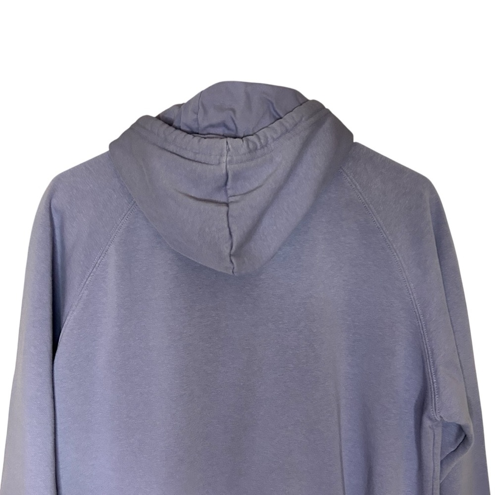 The North Face Hoodie Women’s Medium Purple Logo Pullover Sweatshirt - Picture 4 of 10